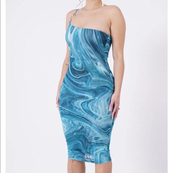 Skye Dress in Blue - Picture 2 of 11